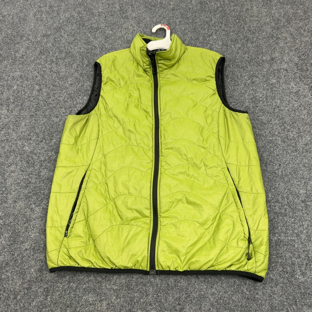 Mountain Equipment Co op Vest Women XL Green Recycled Polyester Quilted Gorpcore
